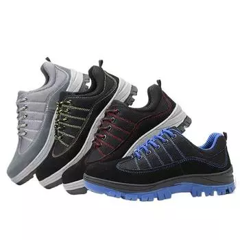 Обувь для страхования труда, защитная обувь от ударов и проколов, мужская защитная рабочая обувь 35