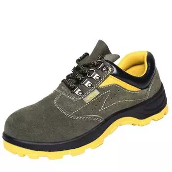 Обувь для страхования труда, защитная рабочая обувь с защитой от ударов и проколов, износостойкая и нескользящая защитная обувь для альпинизма 37