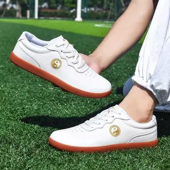 Обувь для тайцзи Мужская обувь для тайцзи легкая дышащая кожаная обувь для боевых искусств обувь для тренировок обувь для багуа 35