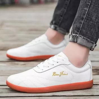 Обувь для тайцзи Мужская обувь для тайцзи легкая дышащая кожаная обувь для боевых искусств обувь для тренировок обувь для багуа 35