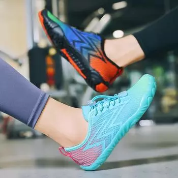 Обувь для треккинга на открытом воздухе Дышащая обувь для забродов Пляжная обувь Плавание Альпинизм Скалолазание Кроссовки с пятью пальцами Кроссовки для бега в помещении Фитнес-обувь 35