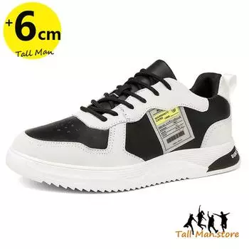 Обувь для увеличения роста Мужская обувь для увеличения роста Мужские кроссовки для увеличения роста Спортивная модная стелька 6 см Высокий мужчина 37
