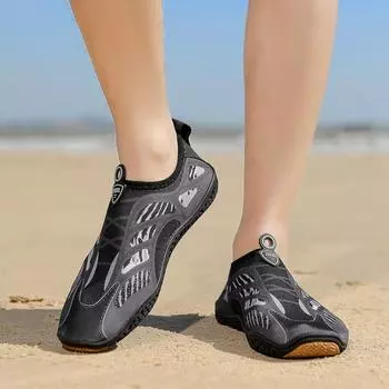 Обувь для воды для мужчин и женщин, быстросохнущие босиком, водонепроницаемые носки, уличная спортивная спортивная обувь, каякинг, гребля, мужская легкая быстросохнущая обувь для воды, обувь для воды EU:36 серый/синий