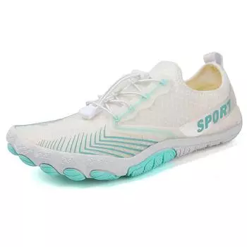 Обувь для воды для мужчин, уличная пляжная обувь для воды босиком для взрослых, быстросохнущие водные носки для пляжа, плавания, серфинга, водные кроссовки для дайвинга, носки EU:35 аквамарин