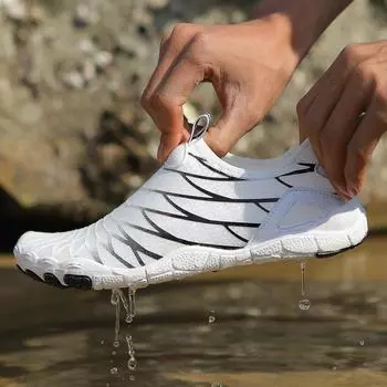 Обувь для воды для женщин и мужчин. Дышащая, быстросохнущая, нескользящая обувь Aqua. Удобная спортивная обувь для босиком с низким верхом. Удобная спортивная обувь для пляжа, бассейна, походов по озеру. 36