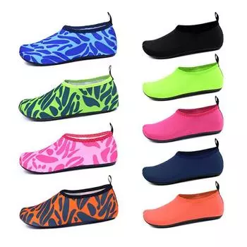 Обувь для воды для женщин и мужчин, быстросохнущая обувь для плавания на пляже, для плавания босиком, для занятий йогой, спортивная легкая нескользящая обувь для тренировок в тренажерном зале для бассейна, кемпинга, плавания, серфинга, дайвинга Sfor EUR