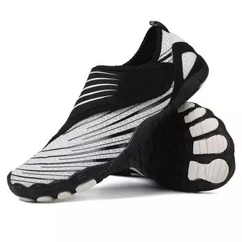 Обувь для воды Мужчины Женщины Обувь для плавания для серфинга Пляжная обувь для бассейна Обувь с широким носком Походная обувь для воды Пляжные быстросохнущие носки для воды Обувь для бассейна для серфинга Йога Водная аэробика EU:36 розовый