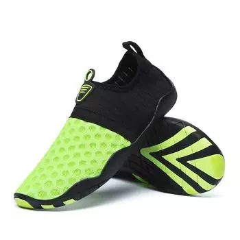 Обувь для воды, мужская и женская обувь для плавания, летняя пляжная обувь цвета морской волны, пляжная приморская обувь на плоской подошве, мягкие нескользящие кроссовки унисекс для взрослых 35 красный