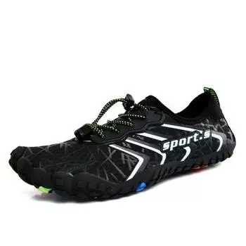 Обувь для воды, женская и мужская, для плавания, пляжного бассейна, водного спорта, босиком, дайвинга, серфинга, ходьбы 35 темно-синий