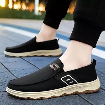 Обувь для вождения, мужская, новая летняя, мягкая подошва, не вонючая, одиночные туфли, обувь с одной педалью, модная повседневная мужская обувь 39