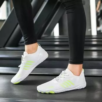 Обувь для забродов Нескользящая быстросохнущая обувь для плавания и пляжа Мужская и женская обувь для фитнеса, велоспорта, бега, скалолазания на открытом воздухе 35 чёрный