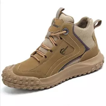 Обувь для защиты труда и отдыха. Противоударные, противопрокольные, противоскользящие, дышащие, легкие, защитные ботинки D403. 38 чёрный