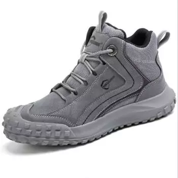 Обувь для защиты труда и отдыха. Противоударные, противопрокольные, противоскользящие, дышащие, легкие, защитные ботинки D403. 38 чёрный