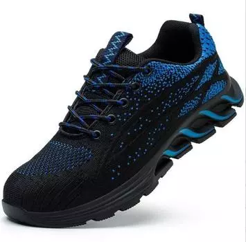 Обувь для защиты труда Противоударная, устойчивая к проколам, противоскользящая, износостойкая и дышащая защитная обувь для работы на строительной площадке H950 37