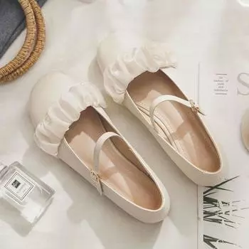 Обувь для женщин 2024 года, туфли на плоской подошве, женская летняя обувь, готическая, японская, в стиле Лолиты, Мэри Джейн, кавайная, с круглым носком, милая, модная, AE 35