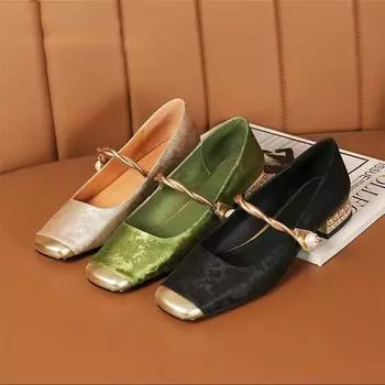 Обувь для женщин 2024 года, туфли на плоской подошве, официальная женская летняя обувь, элегантные мокасины на низком каблуке, плоский острый нос, нескользящая распродажа E 39 35