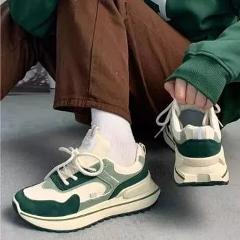 Обувь для женщин 2024 Весна Новые женские кроссовки на платформе Корейская версия Модная женская обувь для скейтбординга Zapatillas De Deporte 35 бежевый