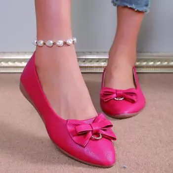 Обувь для женщин Мокасины Butterfly-Knot Дышащие Slip on Неглубокие балетки Роскошные туфли Элегантные офисные женские туфли Zapatos De Mujer 35 бежевый