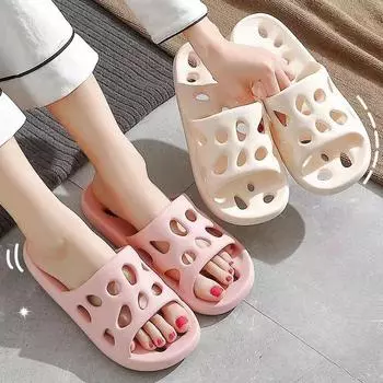 Обувь для женщин Нескользящие сандалии Eva женские тапочки стильные уникальные натуральные кожаные оптовые слайдеры новинки но дешево 36-37