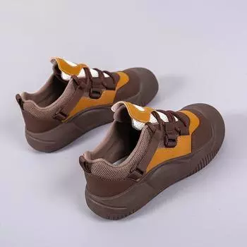 Обувь для женщин, новая осенняя повседневная женская обувь на платформе в стиле ретро, нескользящая, легкая, дышащая, для бега, женская спортивная обувь 35