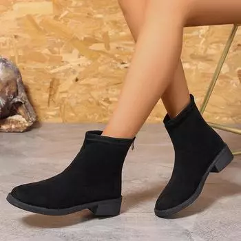 Обувь для женщин Новые элегантные ретро женские ботинки осень зима высококачественные ботильоны модные молнии современные ботинки Botas De Mujer 35 коричневый