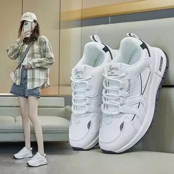 Обувь для женщин Обувь Женская повседневная женская обувь Уличная дышащая обувь Модные спортивные кроссовки для женщин Дорожная обувь Рабочая обувь 35 коричневый