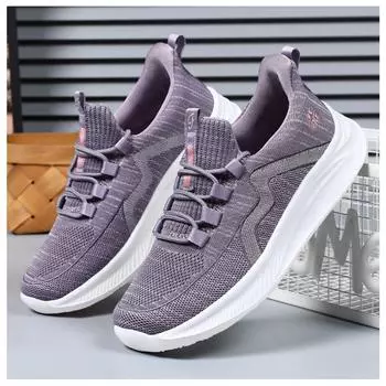 Обувь для женщин, Повседневная и удобная обувь для женщин, Дышащая и универсальная спортивная обувь для женщин, Одиночные туфли для женщин 36 розовый