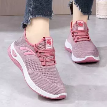 Обувь для женщин, повседневная обувь, дышащие одинарные туфли для женщин 36 фиолетовый