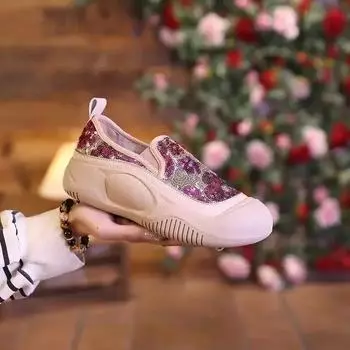 Обувь для женщин весна осень высокая на платформе удобная мода 2024 женская обувь новинка в легком предложении повседневная повседневная A 35