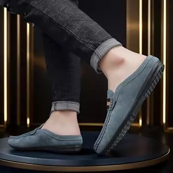 Обувь Doudou мужская обувь осень новые мокасины мужские легкие мужские однопедальные британские дышащие повседневные полуботинки 39