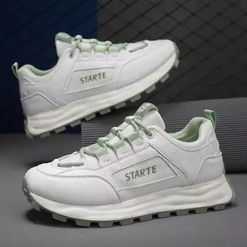 Обувь Форрест Гамп, спортивная обувь с сеткой, модная обувь, повседневная мужская обувь, дышащие кроссовки Харадзюку 39 чёрный