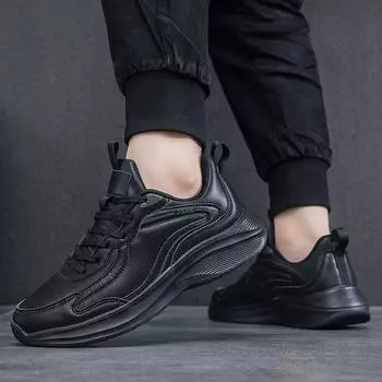 Обувь Four Seasons Casual Большие размеры Импортная мужская спортивная трендовая обувь Низкий верх Повседневная кожаная модная мужская обувь Большие размеры 39
