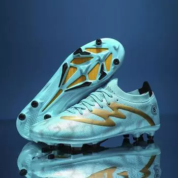 Обувь Футбольные бутсы мужские с низким верхом для детей со сломанными ногтями для средних школ, студентов, юношей, мужчин, соревнования, тренировочные бутсы AG 32