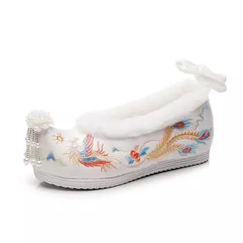 Обувь Hanfu в старинном стиле, внутренняя высота, увеличение, обувь в старинном стиле, элементы Han 34