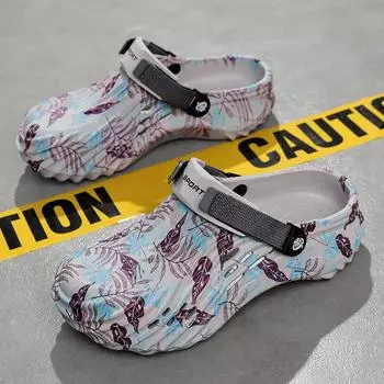 Обувь Hole мужская EVA2025 новая камуфляжная верхняя одежда большой размер 47 для вождения на открытом воздухе для прогулок на пляже 40