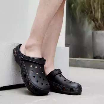 Обувь Hole Shoes Мужские летние легкие EVA Trend Home Sandals Clogs Shoes Men Baotou Slippers Outdoor Students Comfortable Sandals 38 серый