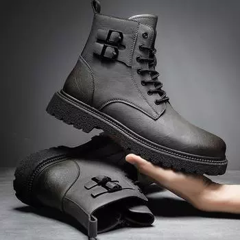 Обувь из натуральной кожи. Мужская повседневная обувь. Модная брендовая мужская обувь на плоской подошве из коровьей кожи. Черно-белые туфли. 38 чёрный