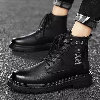 Обувь из натуральной кожи. Мужская повседневная обувь. Модная брендовая мужская обувь на плоской подошве из коровьей кожи. Черно-белые туфли. 38 чёрный