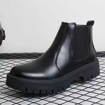 Обувь из натуральной кожи. Мужская повседневная обувь. Модная брендовая мужская обувь на плоской подошве из коровьей кожи. Черно-белые туфли. 38 чёрный