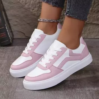 Обувь из натуральной кожи ZHUOFU 2024 года, женские кроссовки, трендовые оригинальные роскошные кроссовки, удобная женская обувь Tenis De Luxo Feminino 36 розовый