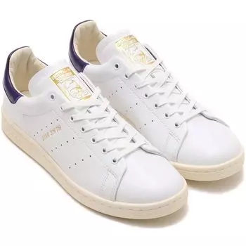 Обувь Кроссовки Stan Smith LUX Footwear White ID1415 [Adidas] Белый/Колледж Фиолетовый/Кремовый 27.0 см