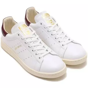 Обувь Кроссовки Stan Smith LUX Footwear White ID1414 [Adidas] Белый/бордовый/кремовый 28.0 см
