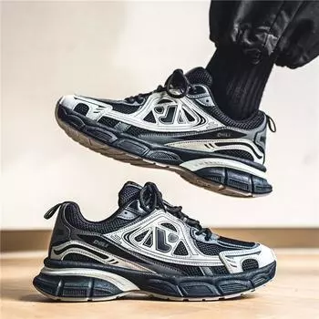 Обувь Live Dad, мужская повседневная обувь с низким верхом, сетчатая дорожная обувь, модная, увеличивающая рост, тонкая мужская обувь, спортивная обувь для бега 39 бежевый