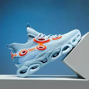 Обувь мужская больших размеров модная мужская высококачественная летающая тканая кроссовка Galaxy Blade модная мужская обувь кроссовки 39