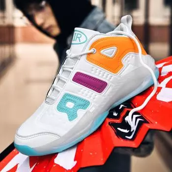 Обувь мужская больших размеров мужская обувь для баскетбола Combat Обувь для подростковых тренировок Обувь для студенческих соревнований по баскетболу 39