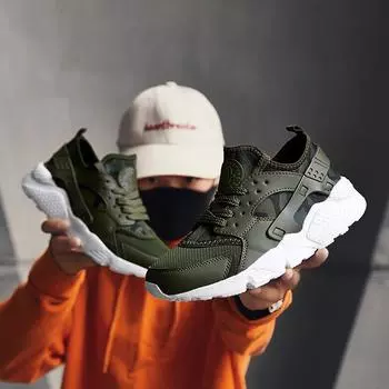 Обувь мужская больших размеров стильная и легкая дышащая мужская кроссовка парная повседневная трендовая кроссовка 35 красный