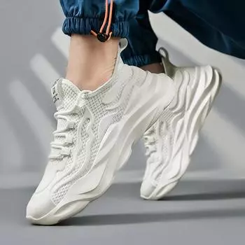 Обувь мужская Кроссовки Мужская повседневная Мужская обувь теннисные туфли Роскошные кроссовки Тренерская обувь для бега Дышащие модные мокасины для бега для мужчин 38