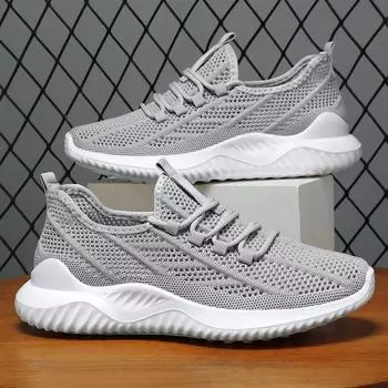 Обувь мужская летняя новая дышащая мужская обувь полиуретановая легкая кроссовки одиночные туфли повседневная обувь универсальная сетчатая обувь 39