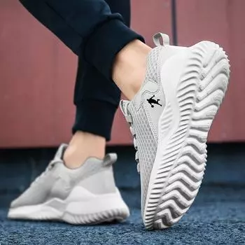 Обувь мужская летняя новая модная мужская обувь легкая Flyknit дышащая повседневная обувь для бега для мужчин 38