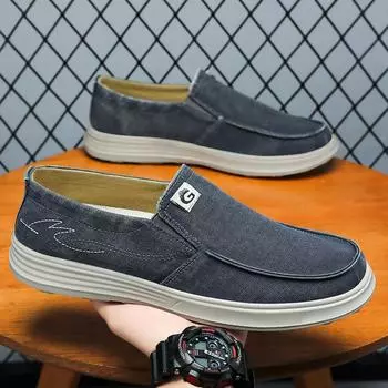 Обувь мужская летняя новая парусиновая обувь повседневная обувь дышащая обувь для инструментов Пекинская тканевая обувь 39